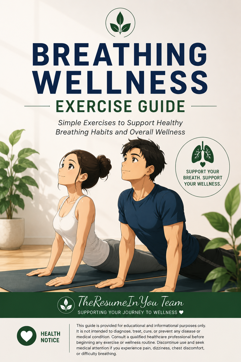 Breathing Wellness Exercise Video | Digital Download
