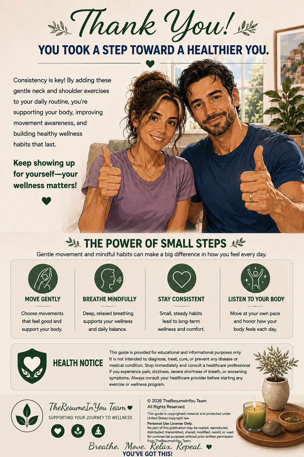Neck & Shoulder Wellness Exercise Video | Digital Download