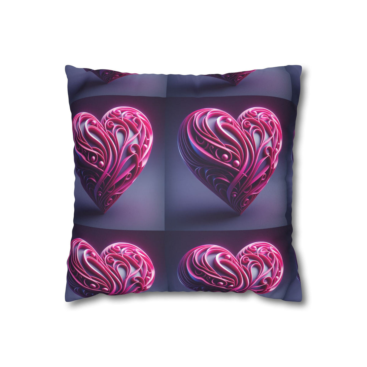 Faux Suede Square Pillowcase