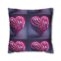 Faux Suede Square Pillowcase