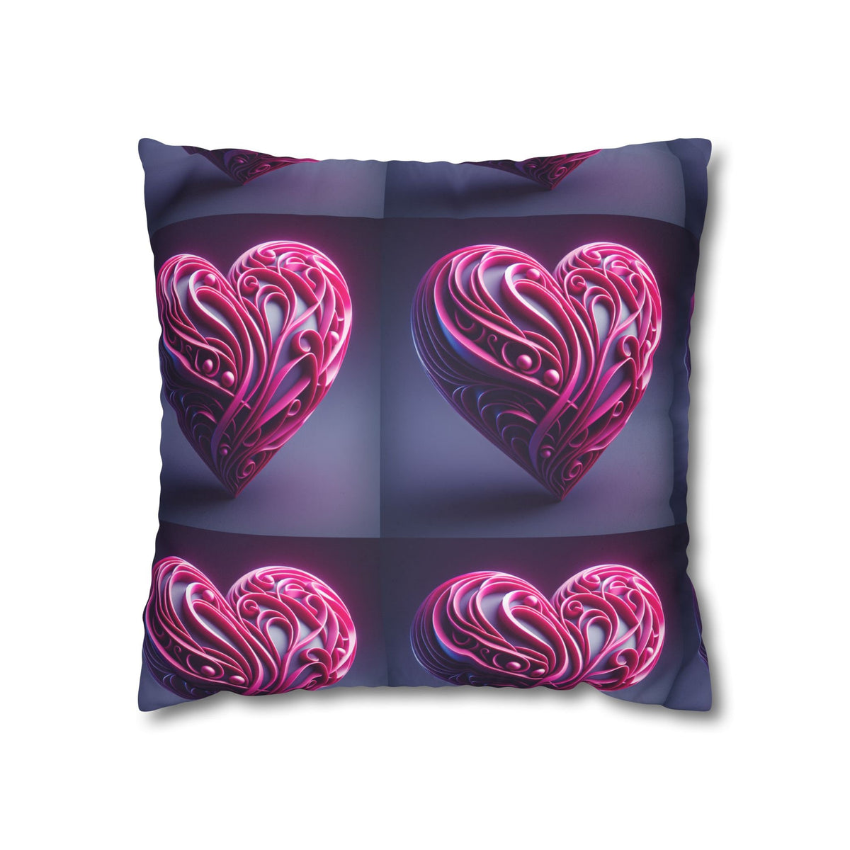 Faux Suede Square Pillowcase