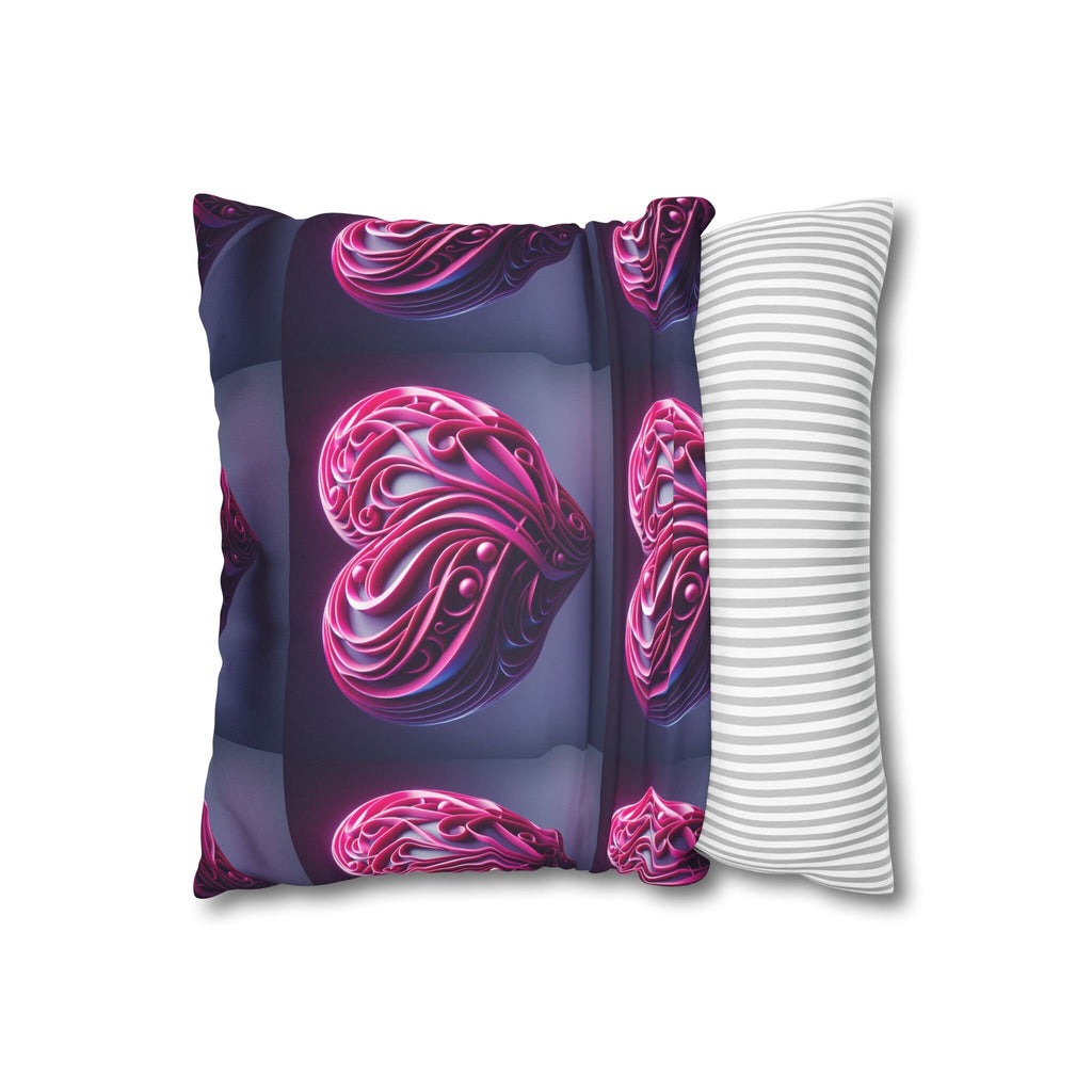 Faux Suede Square Pillowcase