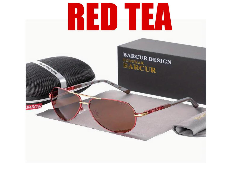 Sunglasses: Stainless Steel Frame, Polarized Lens