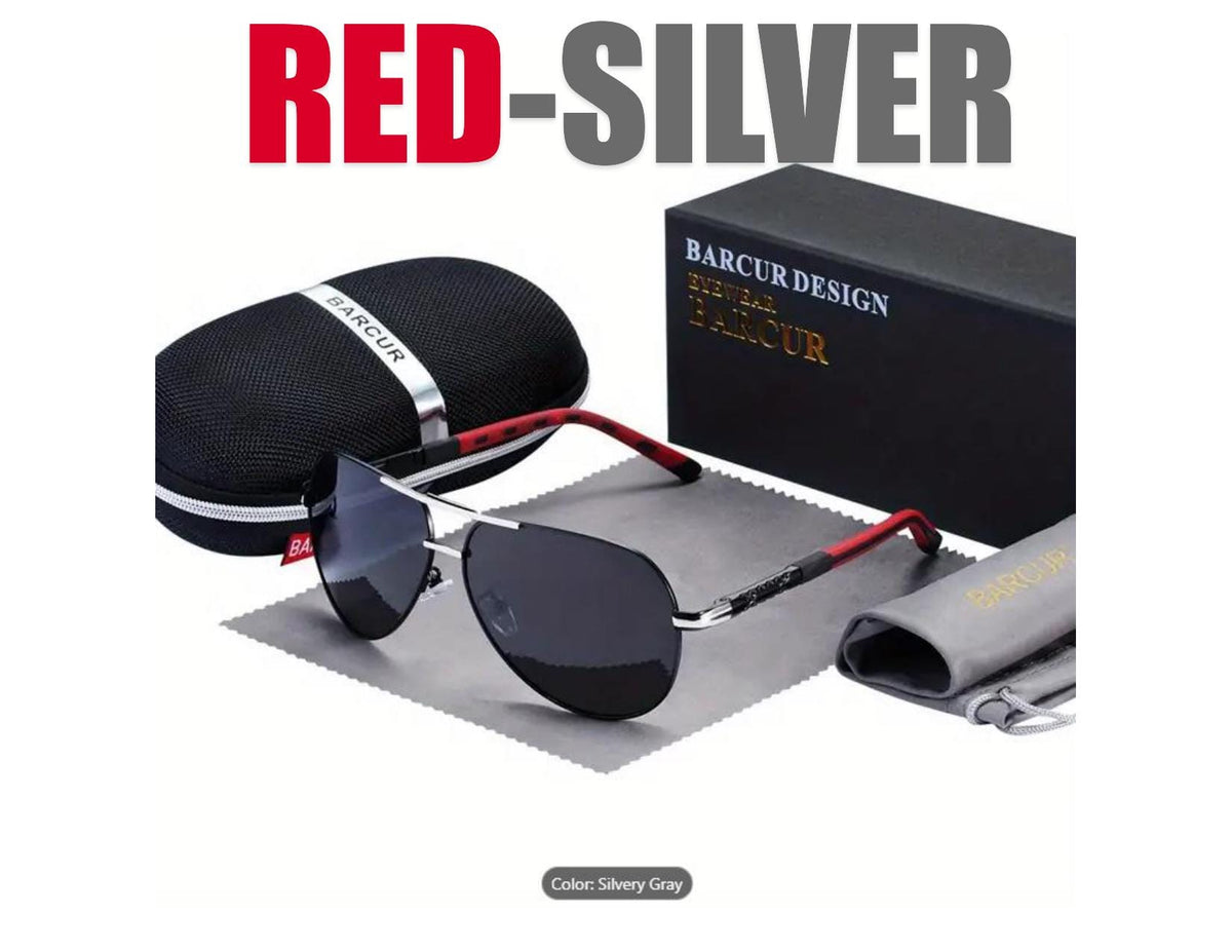 Sunglasses: Stainless Steel Frame, Polarized Lens