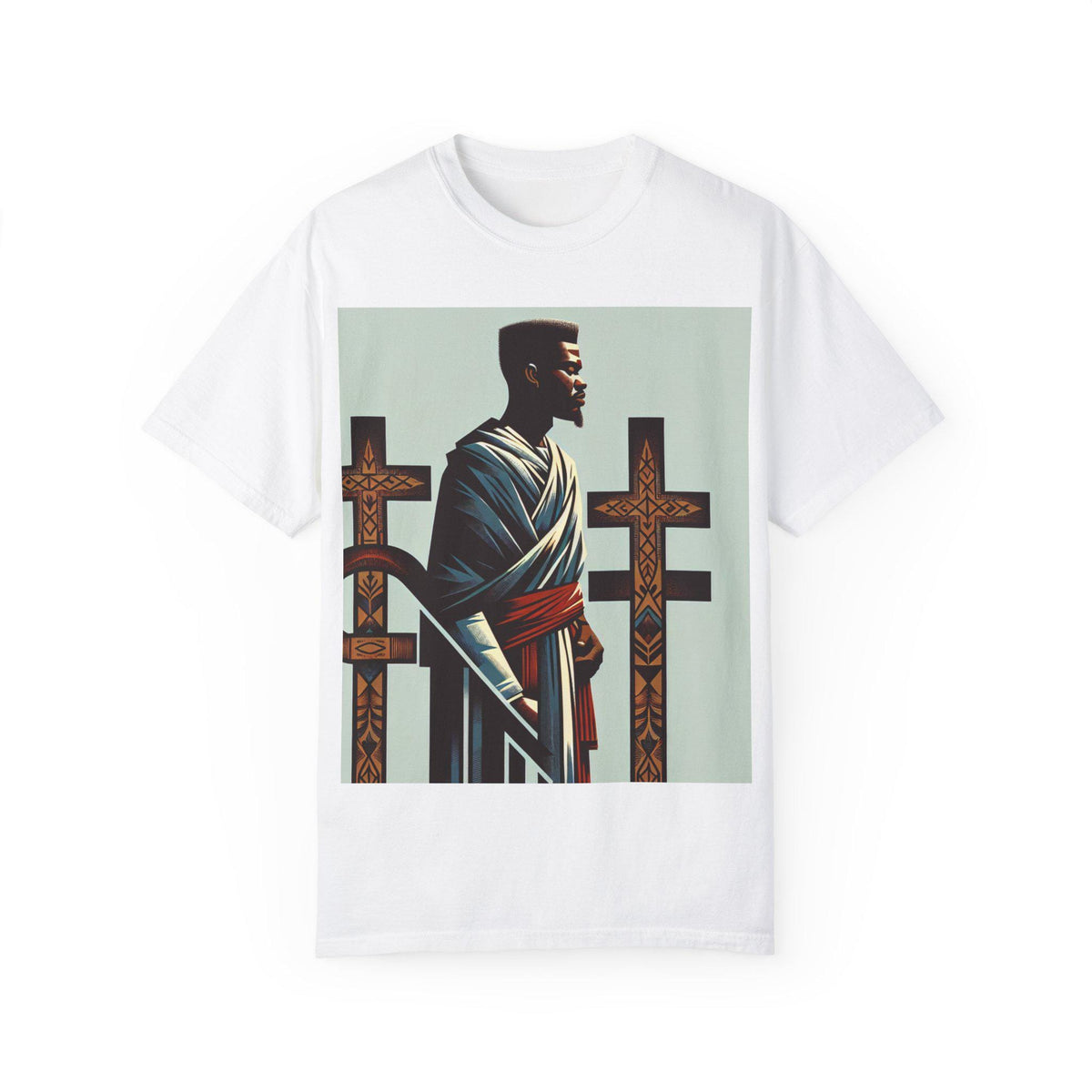 Faith-Inspired Unisex Garment-Dyed T-Shirt - Spiritual, Religious, Christian Wear, Inspirational T-Shirt, Gift for Him/Her