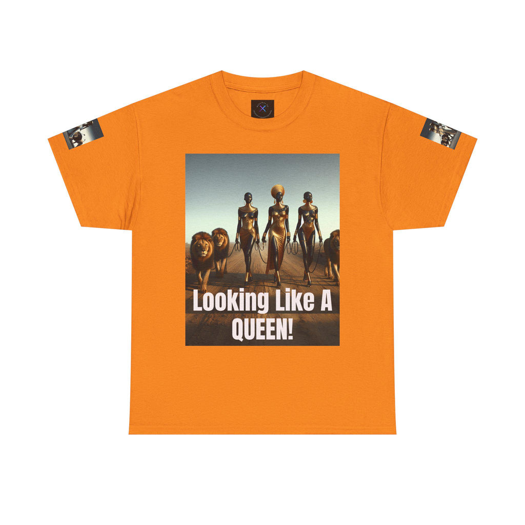 Empowering Queen Graphic Tee: Unisex Cotton Feminist Shirt