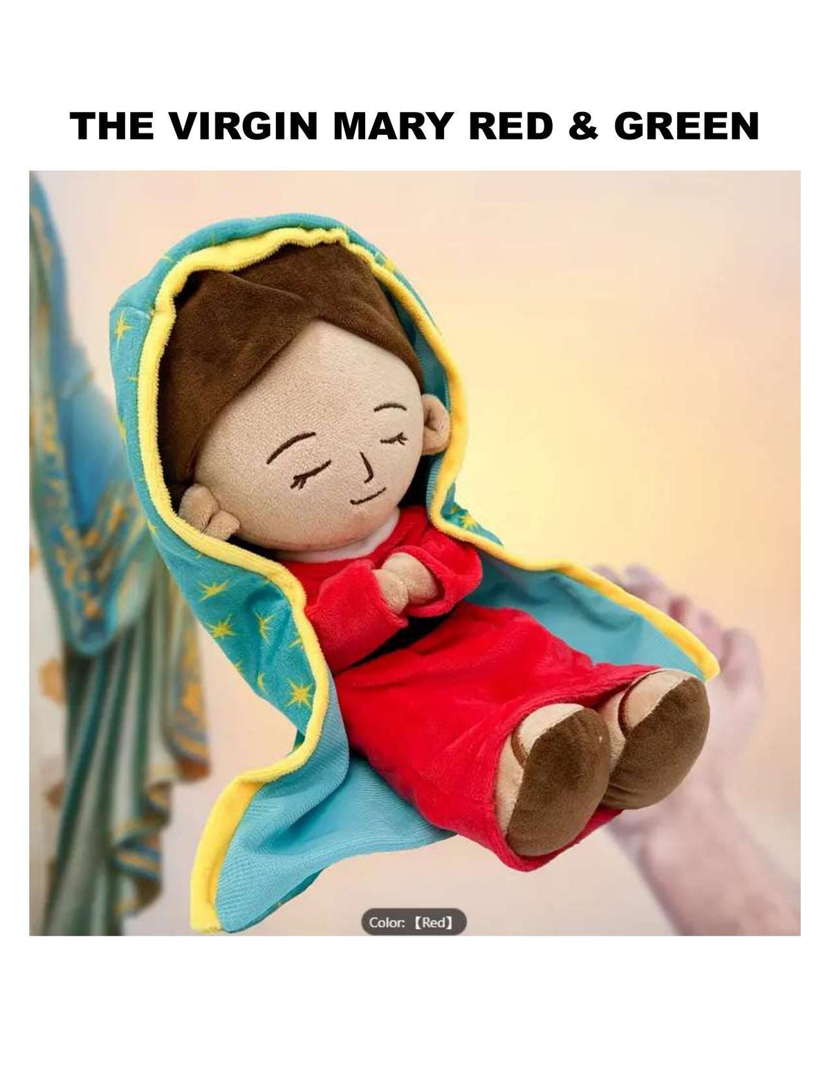Handmade Virgin Mary Plush Doll - Make an Offer!