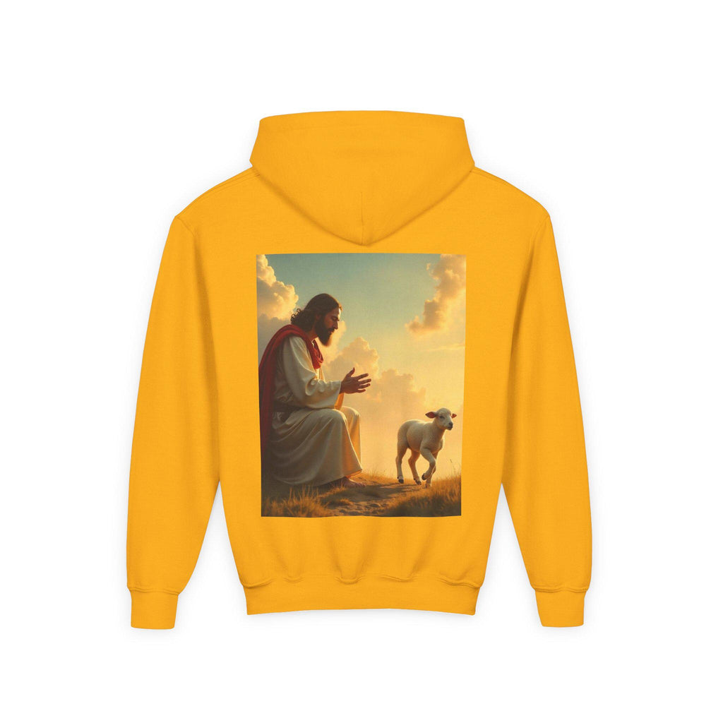 Christ and Child Youth Hoodie: Inspirational Religious Gift