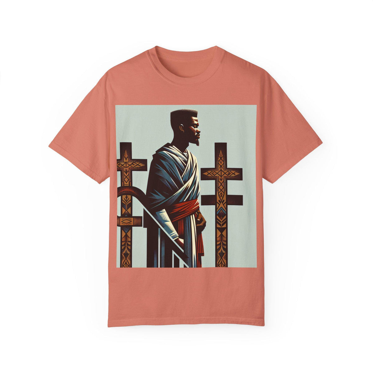 Faith-Inspired Unisex Garment-Dyed T-Shirt - Spiritual, Religious, Christian Wear, Inspirational T-Shirt, Gift for Him/Her