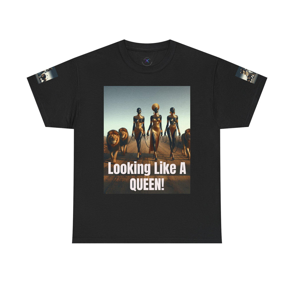 Empowering Queen Graphic Tee: Unisex Cotton Feminist Shirt