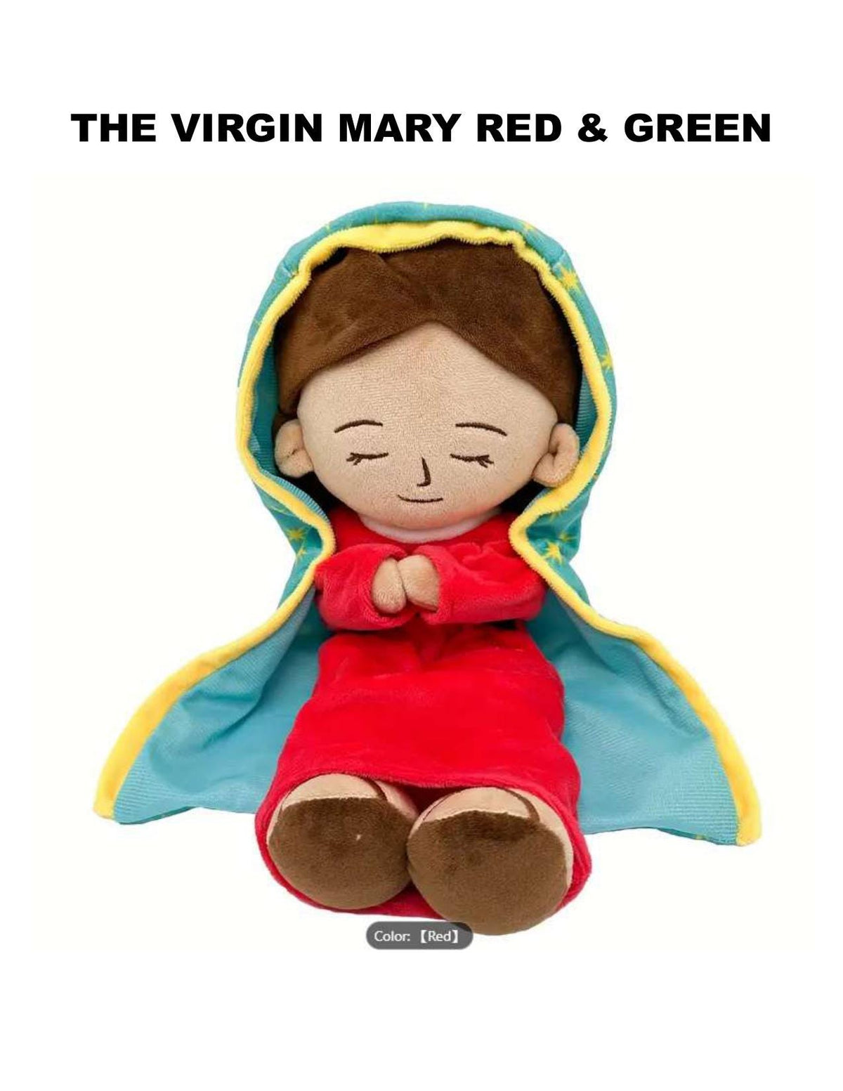 Handmade Virgin Mary Plush Doll - Make an Offer!