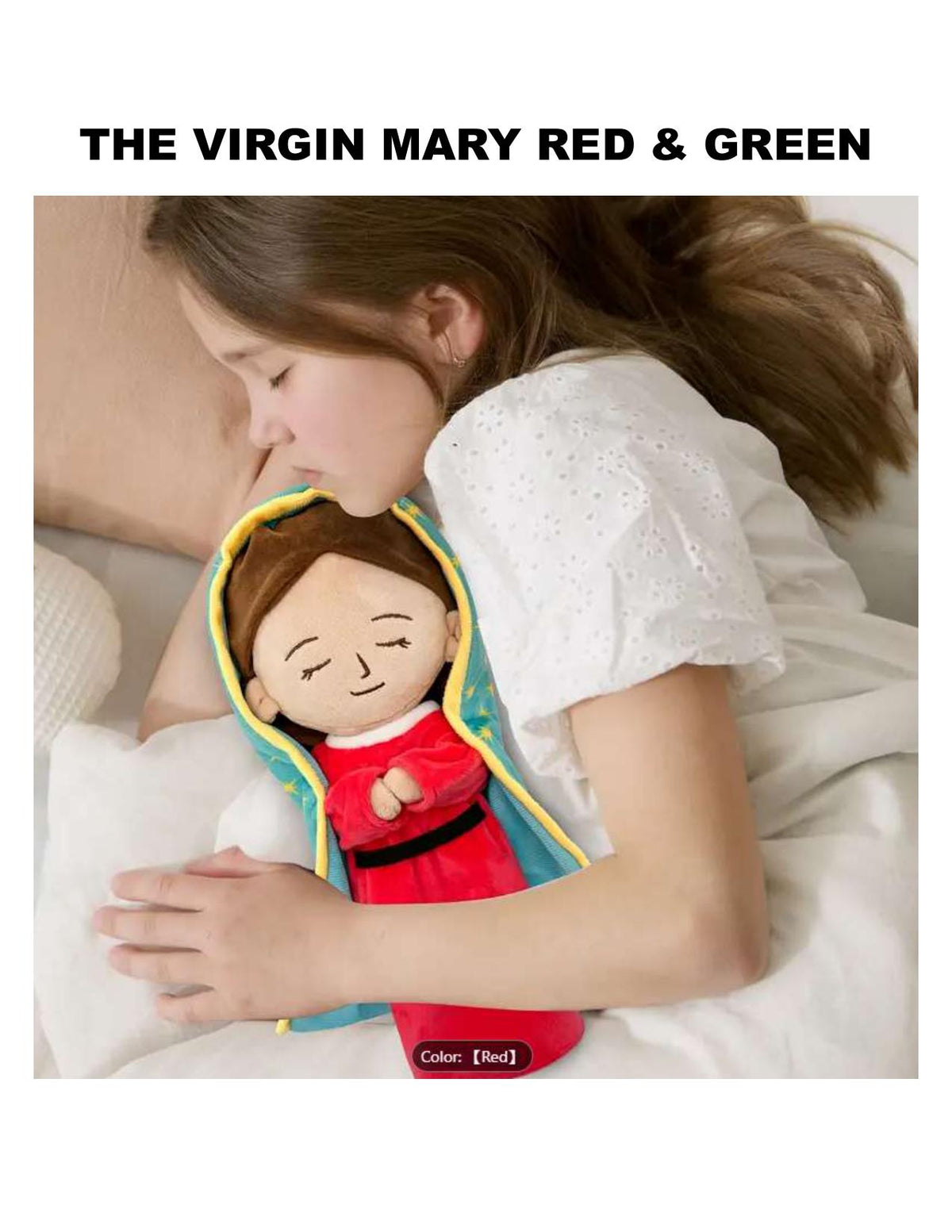 Handmade Virgin Mary Plush Doll - Make an Offer!
