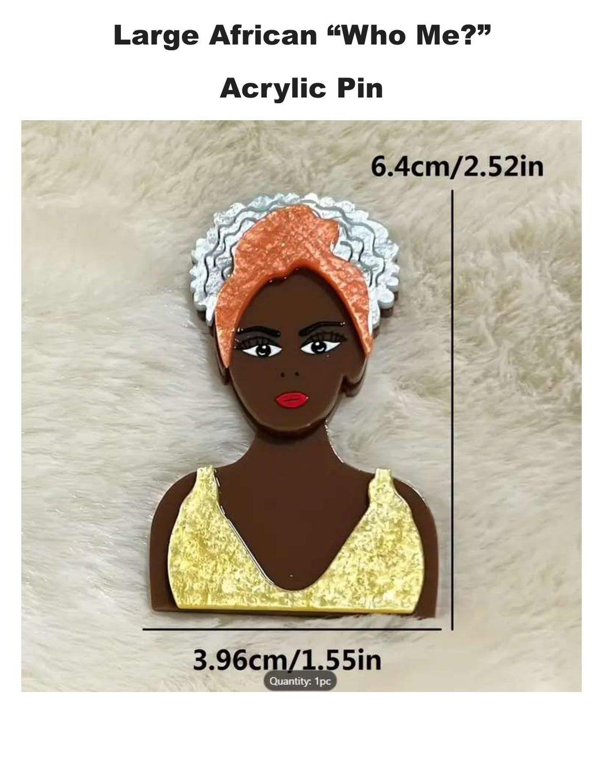 Afrocentric Lapel Pin Set: African American Art, Black Culture Accessories