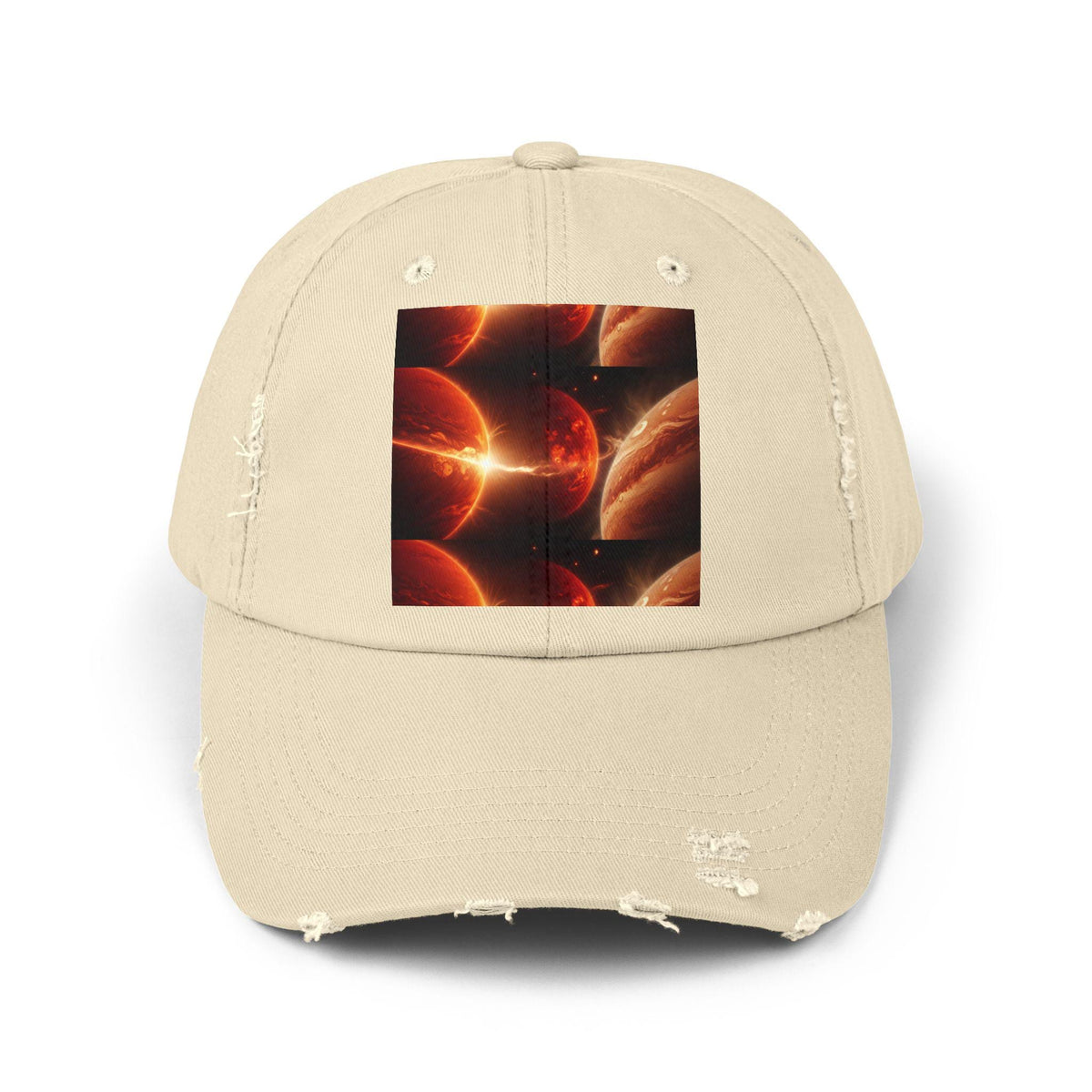 Distressed Baseball Cap: Vintage Cotton Dad Hat