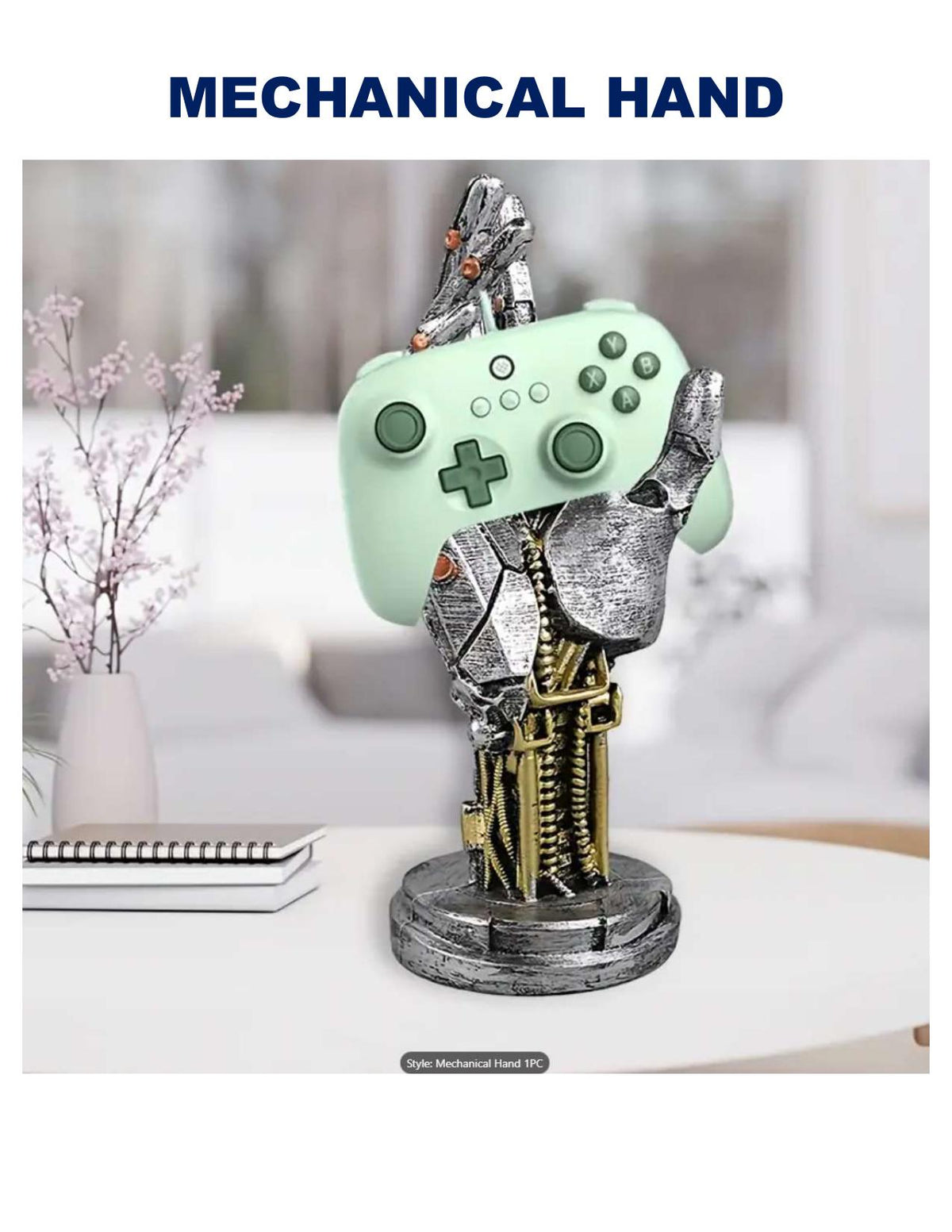 Resin Remote Control Holder: Decorative Hands Tray for Keys & Jewelry