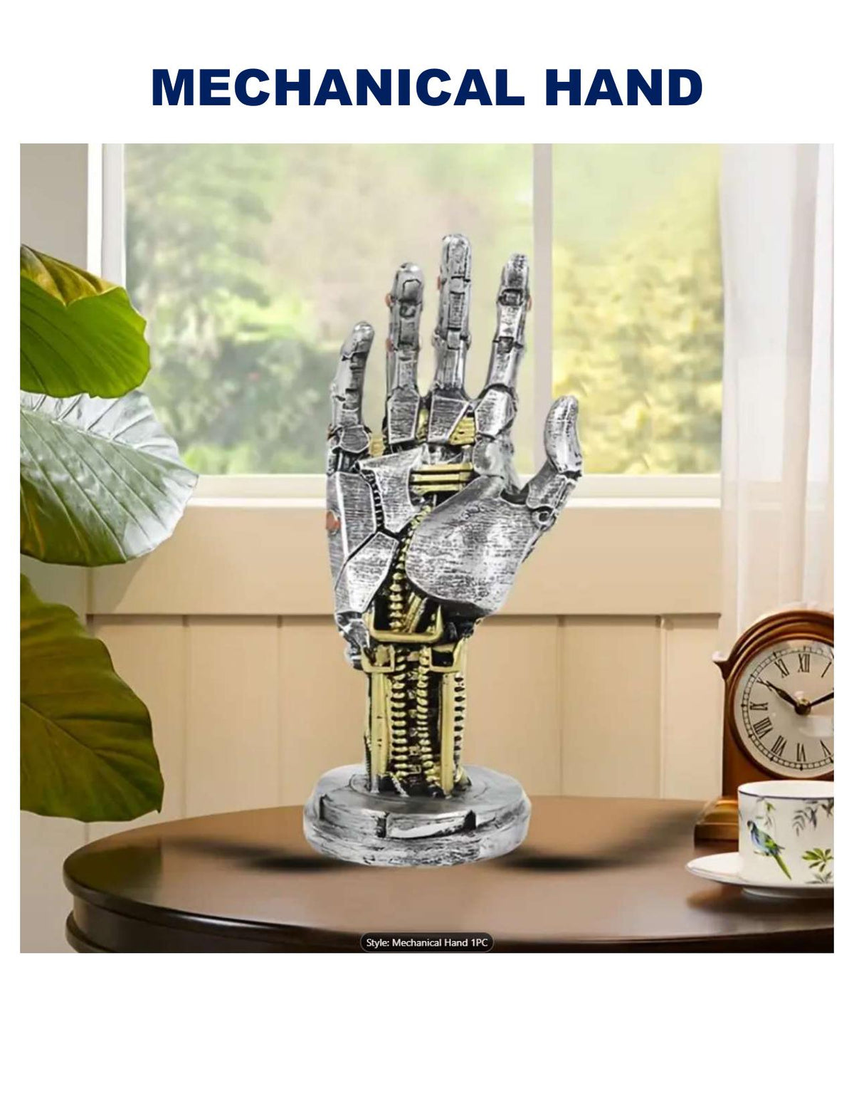 Resin Remote Control Holder: Decorative Hands Tray for Keys & Jewelry