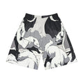 Men's Artful Sports Shorts: Vibrant Polyester Athletic Wear