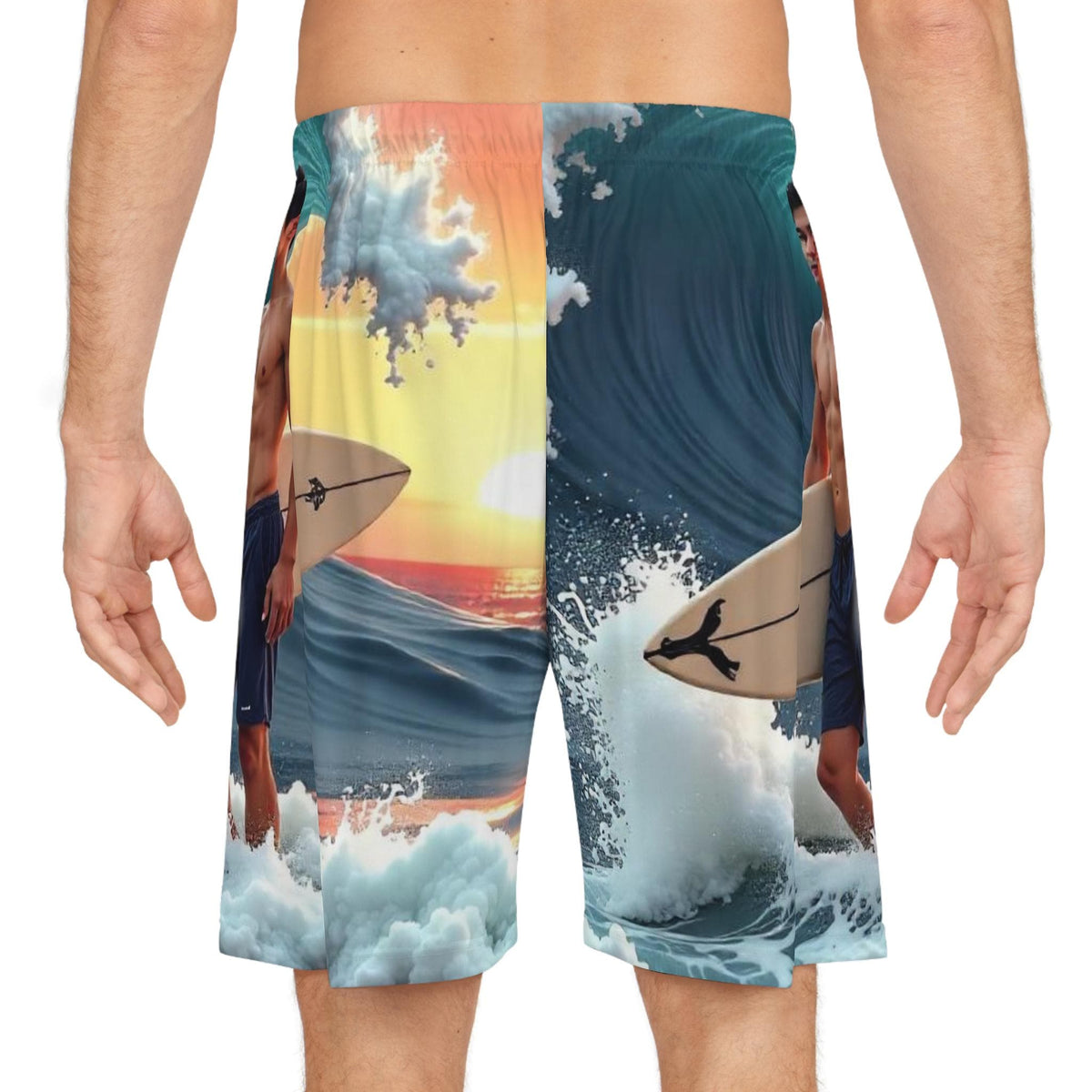 Beach Life Basketball Shorts, Summer Sports Clothing, Casual Athleisure Wear, Workout Apparel, Activewear Bottoms