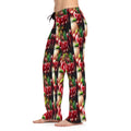 Cherry Print Pajama Pants: Women's Cozy Lounge Wear