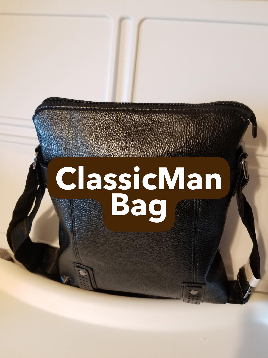 Men's Leather Messenger Bag