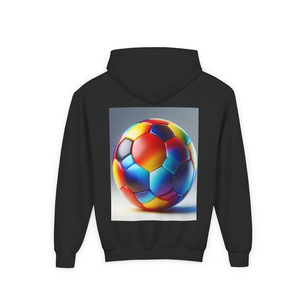 Colorful Soccer Kids Hoodie: Youth Athletic Sweatshirt