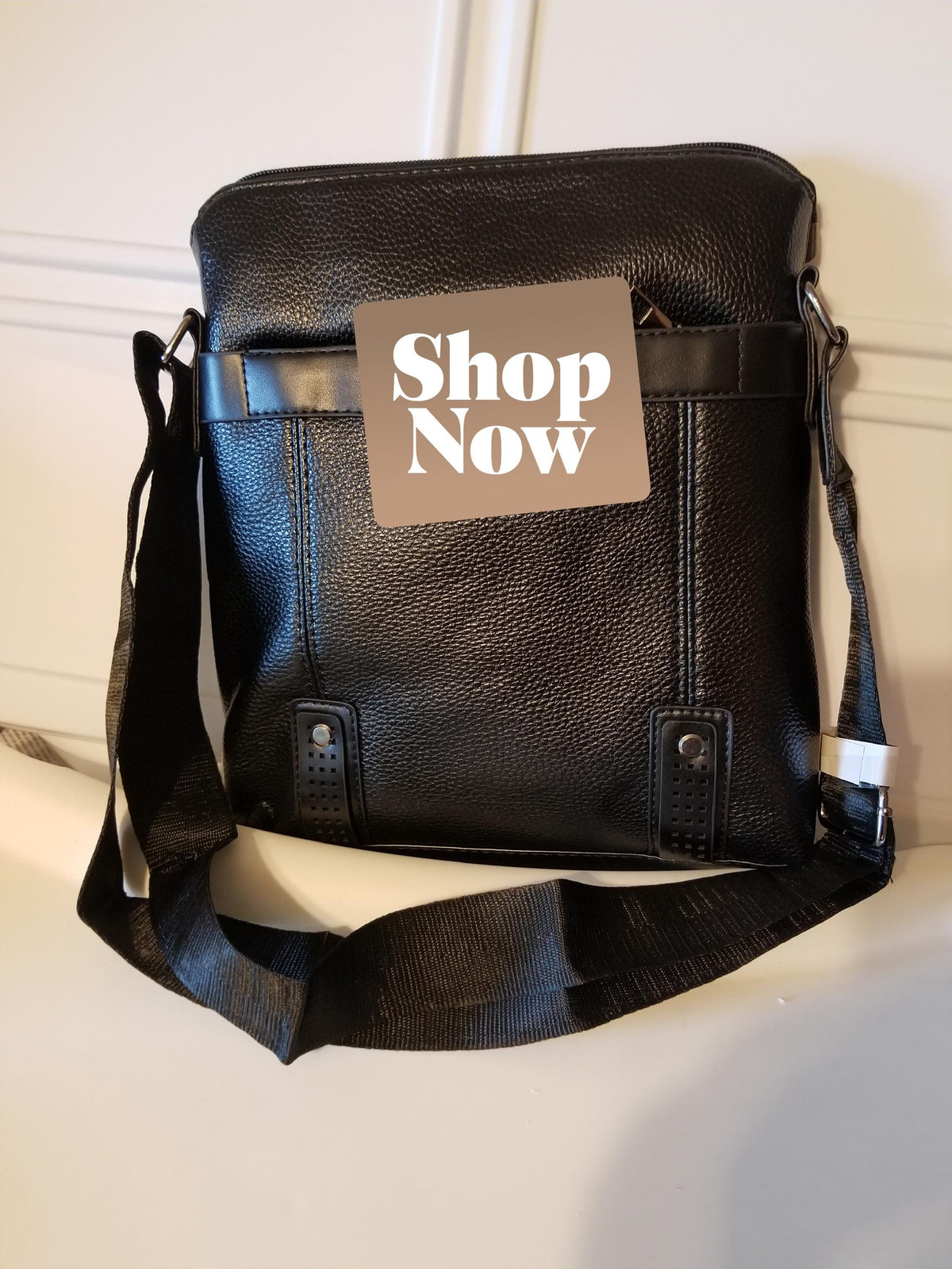 Men's Leather Messenger Bag