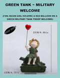 Army Tank Figurine Keepsake