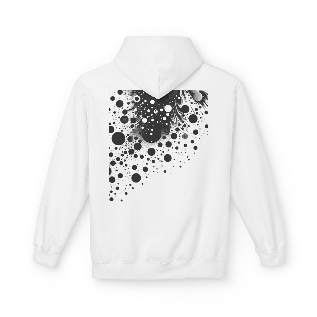 Cow Print Fleece Hoodie: Unisex Soft Sweatshirt