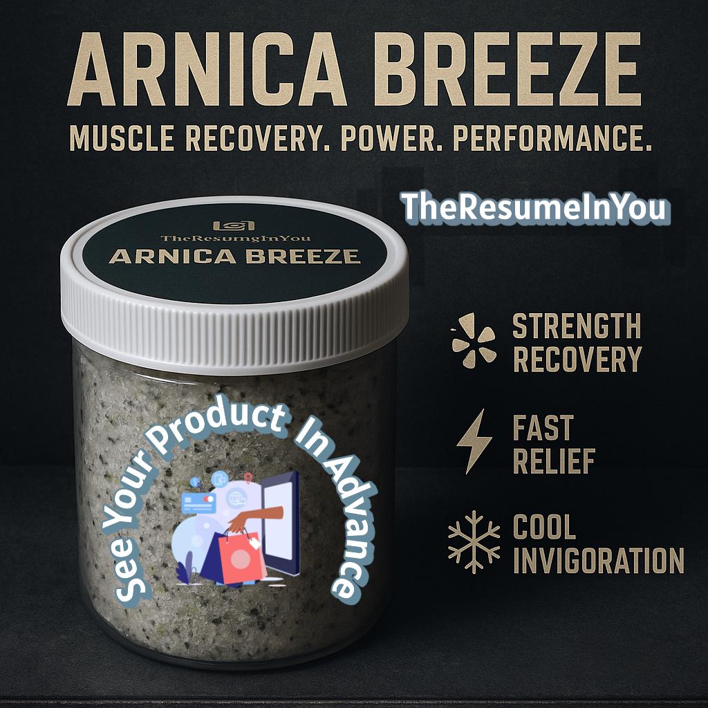 Arnica Breeze Muscle Recovery Bath Soak: Cooling Spa Gift