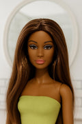 12” Handmade 3D Tropical Floral Fashion Doll Poseable PVC Collector Doll Limited Edition Gift