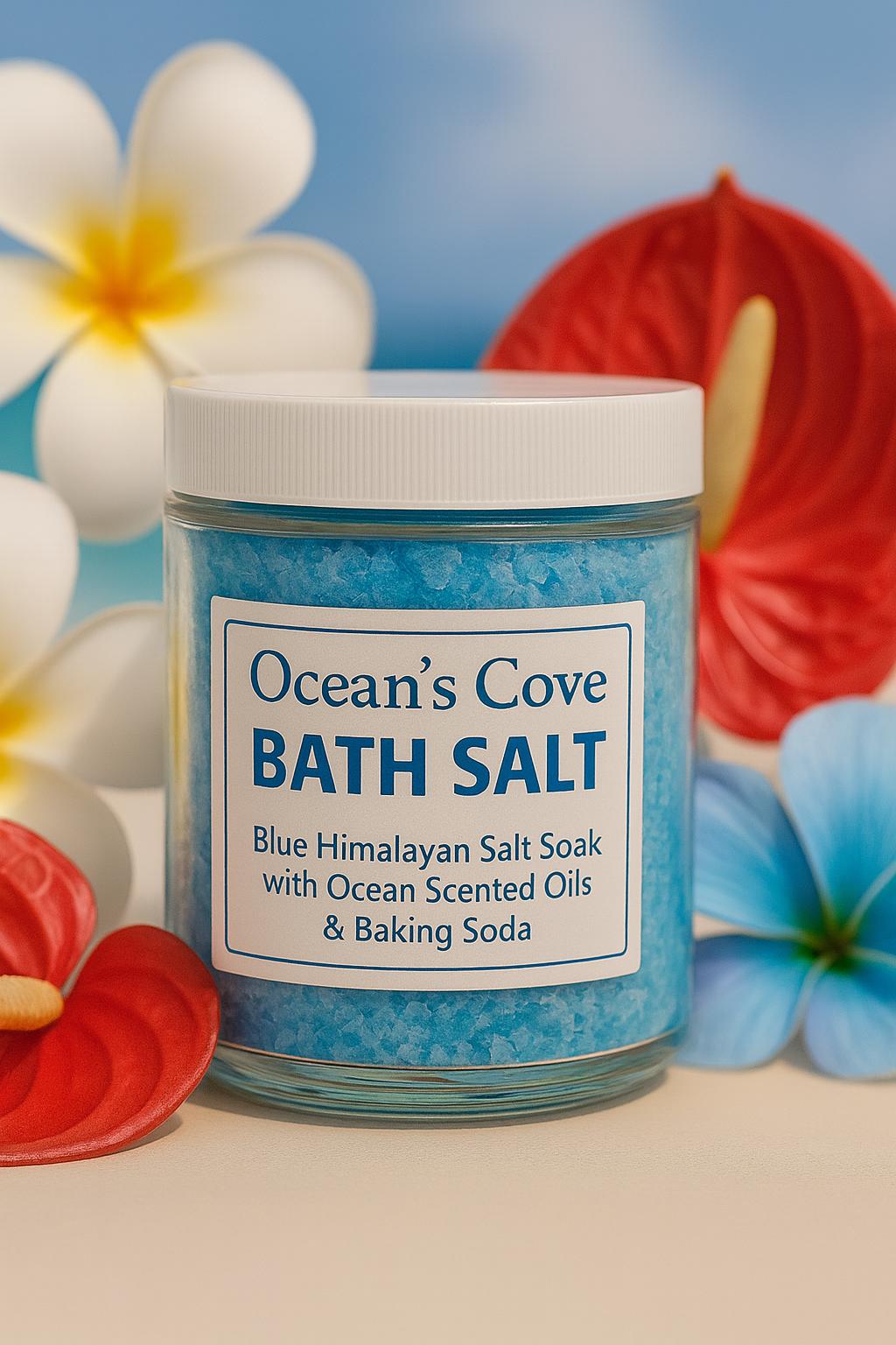 Blue Ocean Scented Bath Salt: Himalayan Salt Soak