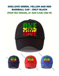 One Love Island Cap | Rasta Colors Trucker Hat