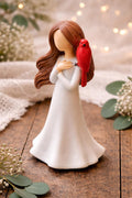 Back in Stock! Cardinal Angel Figurine | Memorial Gift for Loss | Sympathy Keepsake | Bereavement Comfort Angel