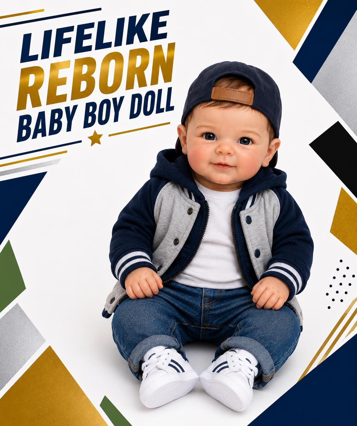 We Have a Boy! 18" Reborn Doll for Collectors or Newbies - Free Backpack/Inspection Certificate