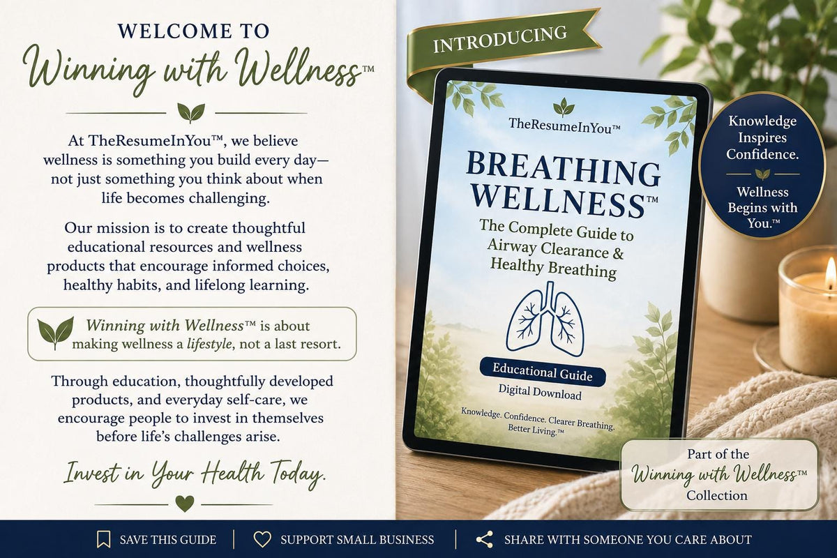 Breathing Wellness Exercise Guide – Healthy Habits, Overall Wellness (Digital Download)
