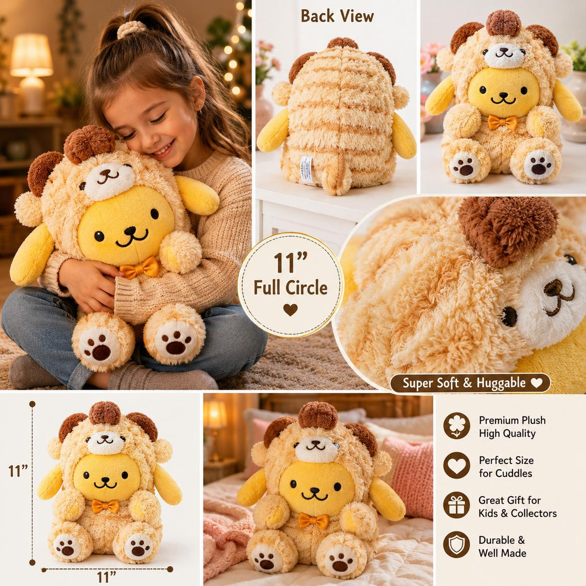 Curated Collectible Plush Character | Soft Stuffed Animal Nursery Gift