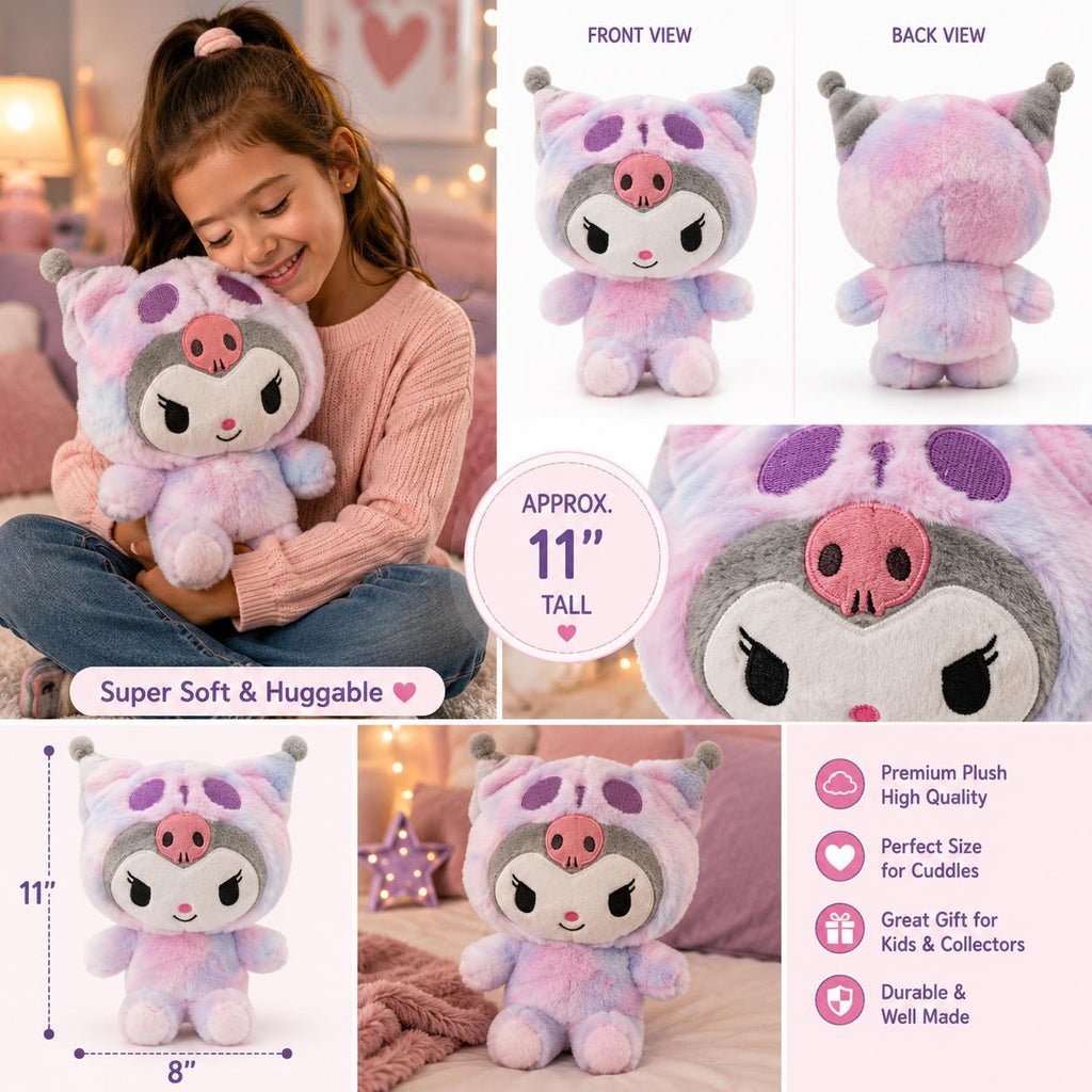 Curated Authentic Kuromi™ Plush – Collector's Edition | Cozy Nursery Gift - Only-2