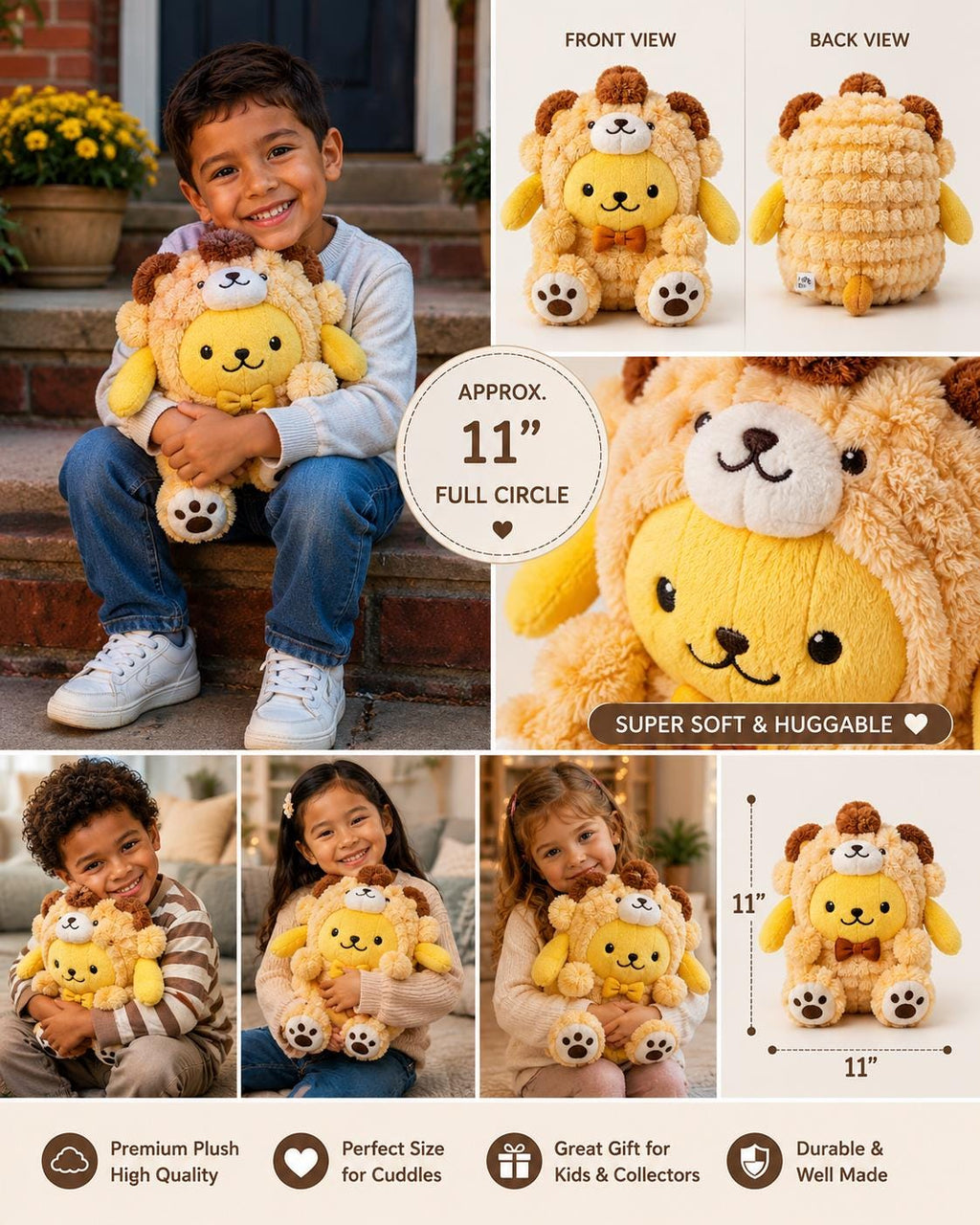 Curated Collectible Plush Character | Soft Stuffed Animal Nursery Gift