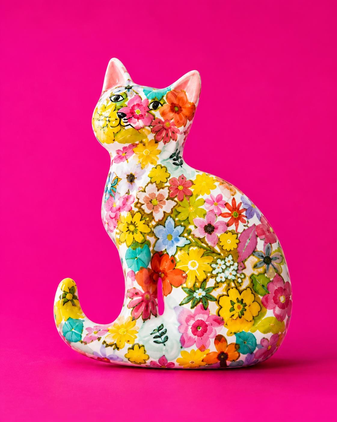 Colorful Cat Magnet Set of 2 | Gift for Cat Lovers