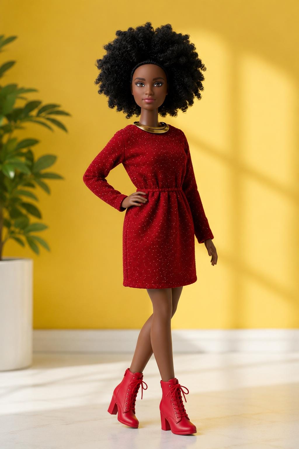 Curated African-American Authentic Barbie® Collector Doll – 12" Collectible | Only 2 Available!